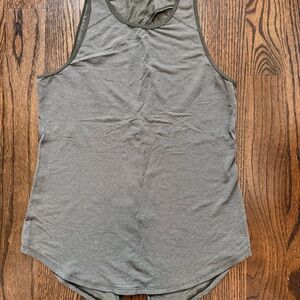 Lululemon Olive Green Women's Athletic Tank Top